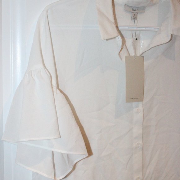Joie White Blouse - Picture 3 of 6